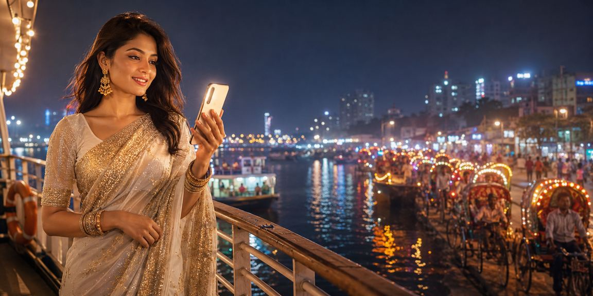 ঢাকায় মোবাইল ক্যাসিনো প্লেয়ারদের একটি ছবি