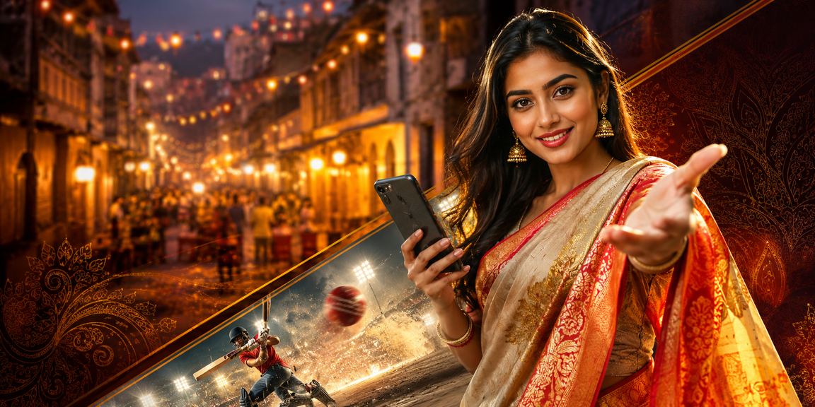 নারায়ণগঞ্জে শাড়ি পরা একজন মডেল 286 প্ল্যাটফর্মে ক্রিকেট বেটিং উপভোগ করছেন